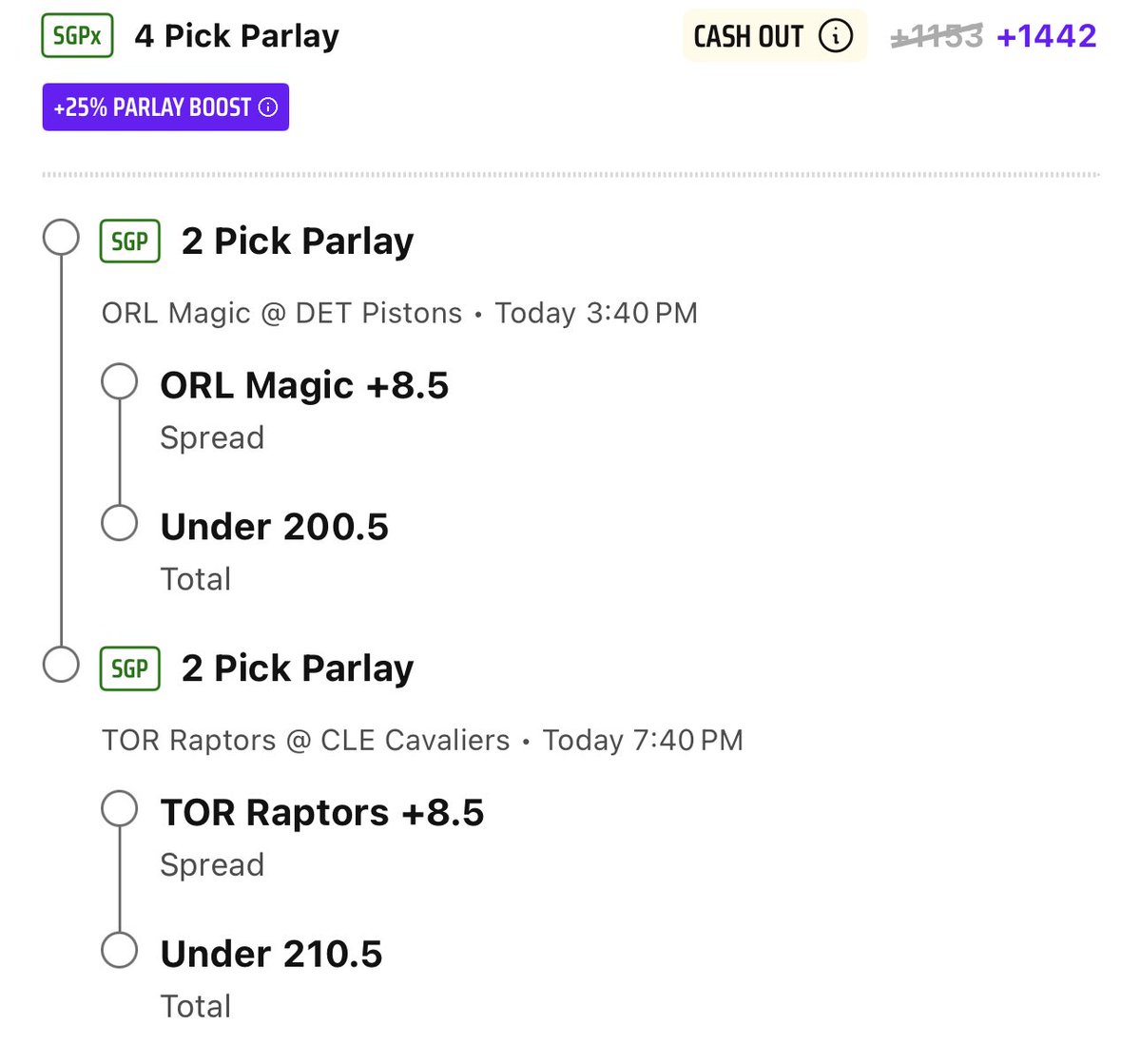 Alex__Monaco's tweet image. NBA Game 7 Picks!! Parlay them for a tasty payout 

🏀Magic +8.5
🏀Magic/Pistons Under
🏀Raptors +8.5
🏀Raptors/Cavs Under

#NBAPlayoffs #Game7