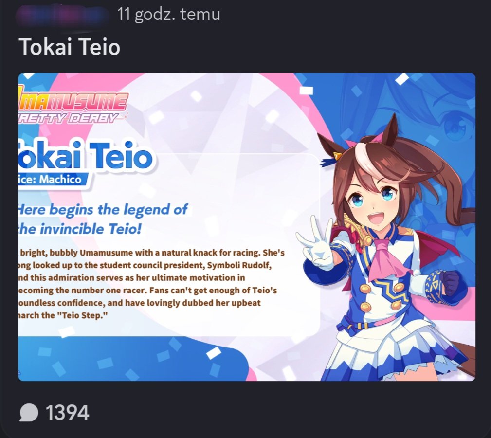 Hourly Tokai Teio tweet media