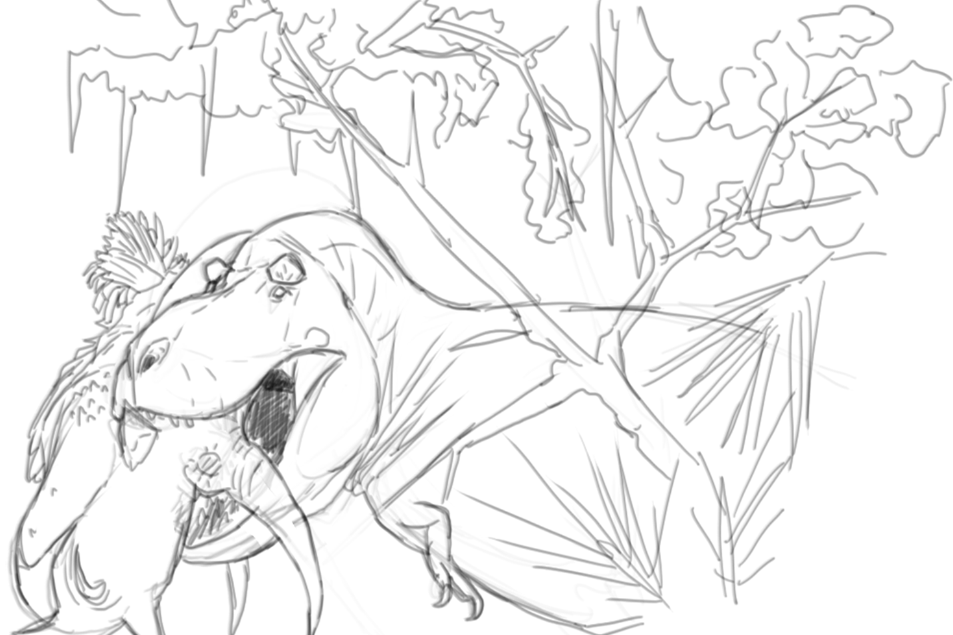 junius_anax's tweet image. I feel the need to dump my unfinished Trex Sketches part 1 #Tyrannosaurus #Trex #HellCreek #cretaceous #Paleoart