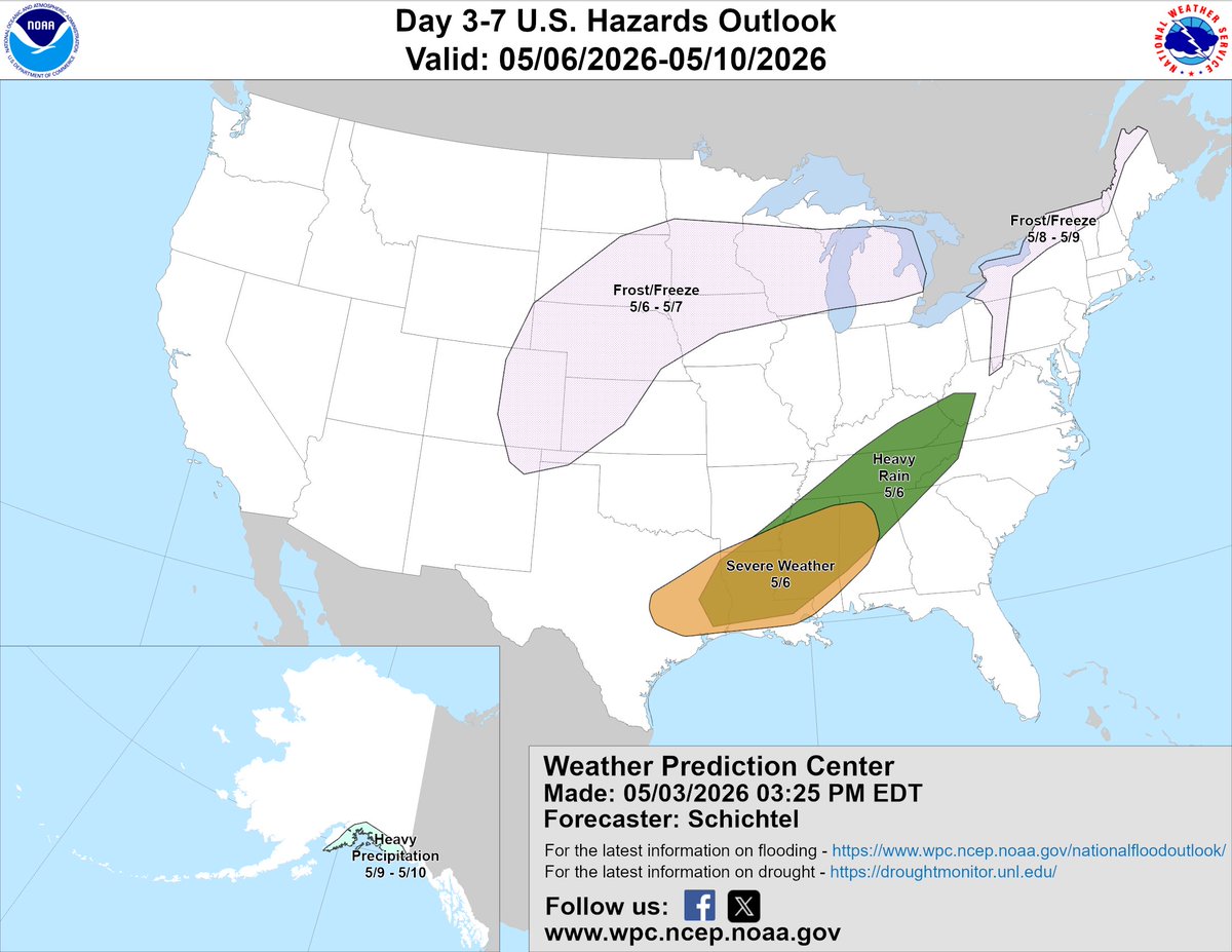 NWS Weather Prediction Center tweet media