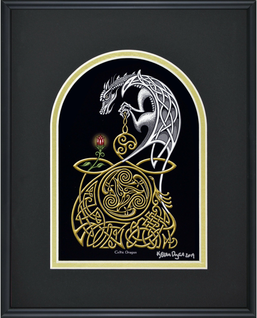 Castpaper's tweet image. Celtic Dragon - Framed Digital Art Print - 8" x 10"
KevinDyerArt.com
#celtic #dragon #print #fantasy
 #magicalland #mythicalbeings #whimsicalwonders #celticrituals #irishmagic #irishspirituality