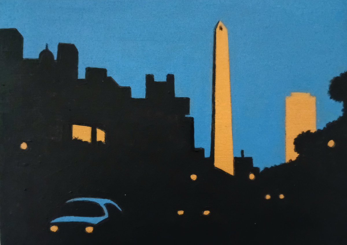 ColucciLuis's tweet image. Una pintura en formato pequeño que se va a Berlín.
#arte #art #pintura #painting