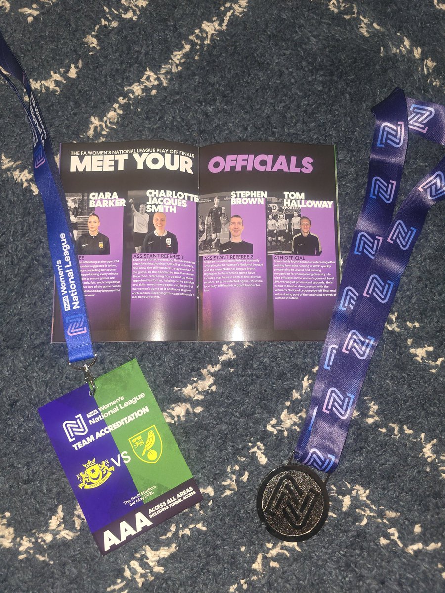 BscpgceTom's tweet image. The WNL play-off final was incredible. 
My season has been absolutely unbelievable @FARefereeing #InclusionMatters #autismawareness