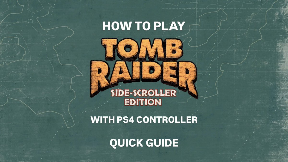 ApolloTech96's tweet image. I made a quick guide for anyone who wants to play Tomb Raider Side Scroller with a PS4 controller using DS4Windows. 
Quick and simple, if I can do it, you can do it.
#TombRaider #TombRaiderSideScroller