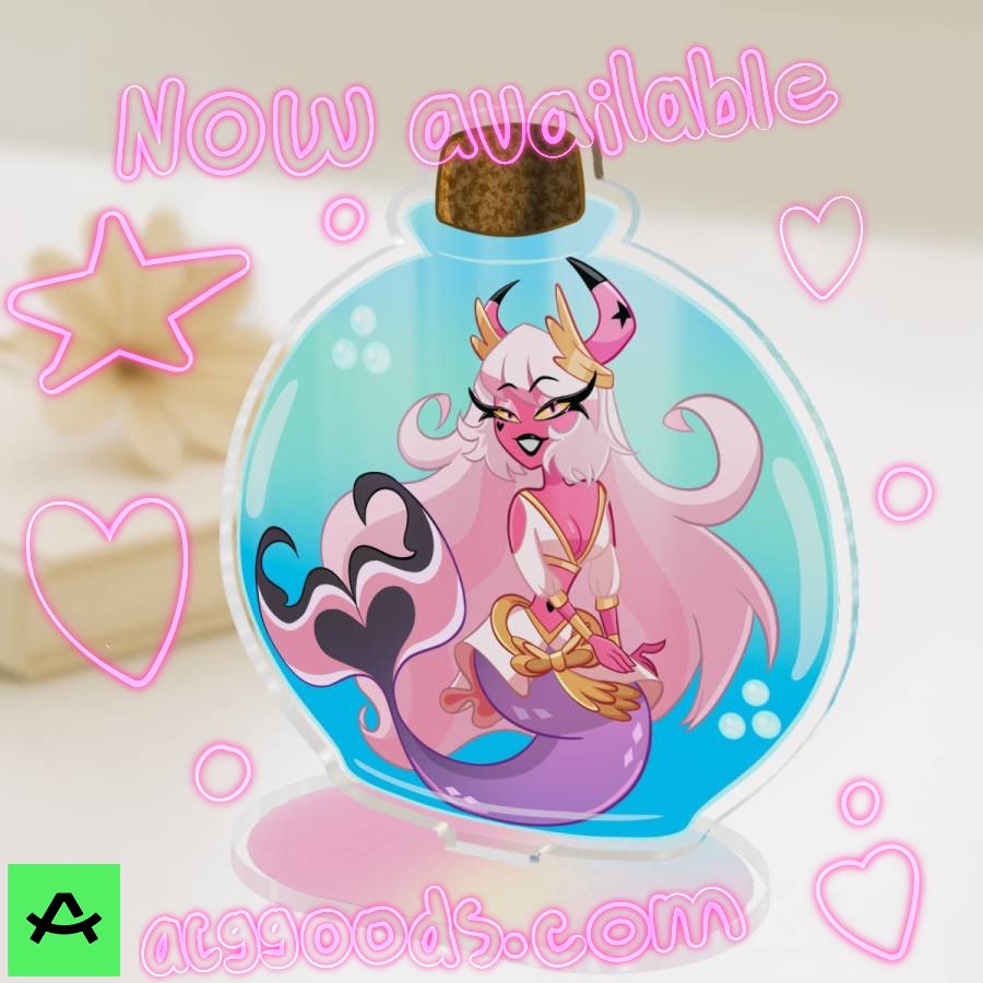 Glass_Demon25's tweet photo. ‼️‼️Verosika Mayday Mermaid 🧜‍♀️ NOW FOR SALE IN MY @ACGGoods shop 🛍️‼️‼️ 

🔗 https://t.co/dboZDW6cEc

#HelluvaBoss #HelluvaBossfanart #VerosikaMayday #Mermay #mermaid #merchshop https://t.co/BYm6hEV3K5