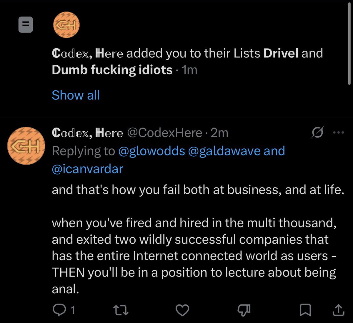 Glow tweet media