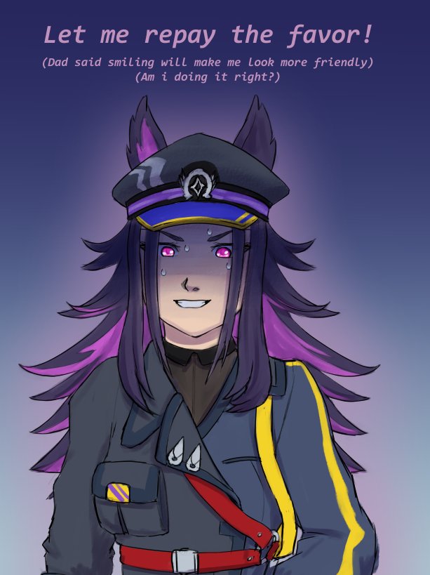 FairyCreation's tweet photo. uMAYon day 3
Today I wanted to continue with the Stay Gold family and drew Fenomeno trying to fix her unintentionally evil-looking eyes problem ~

#umayon #fenomeno #umamusume #うま娘 https://t.co/cgLVNaDXYE
