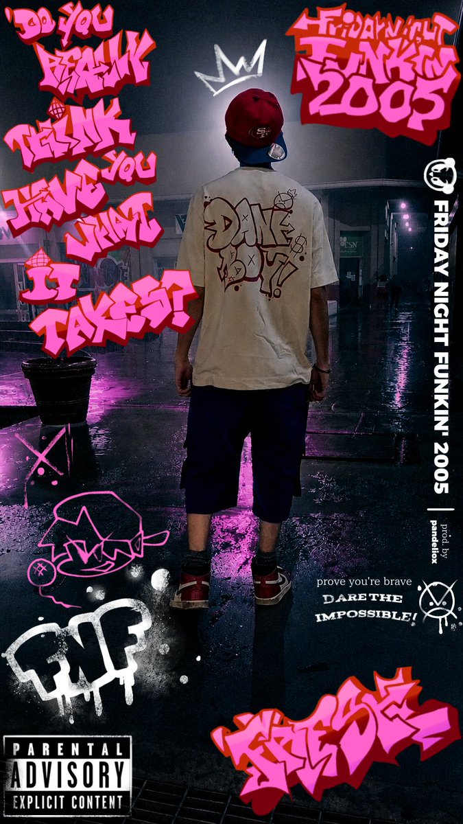 danreed2509's tweet image. Fotos cool que hice al estilo friday night funkin',y también para un mod jejej,tuve que posar así para la foto

#fnf #fridaynightfunkin #graffiti