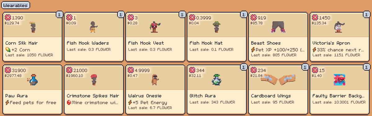 bumpkinbuilder's tweet photo. The pet SFTs are now live for players at the marketplace 🚀🔥 Time to start collecting 🐶 https://t.co/AJl4qJXSLh