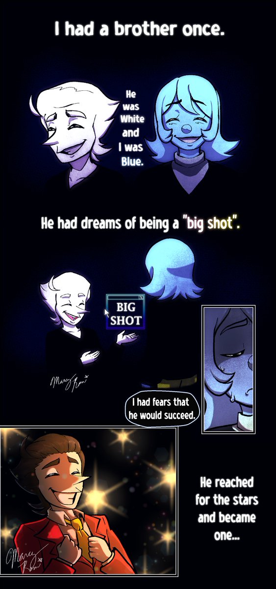 marcy_roni's tweet photo. Missing In Action: Part 1
please enjoy my comic. worked hard. #spamton #tenna #fancomic #deltarune #spamtenna https://t.co/XTofyv5rka