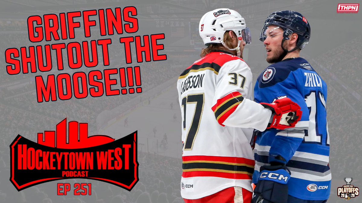 HockeytownWpod's tweet image. 🚨NEW EPISODE🚨

Our recap of game 2 between the Griffins &amp;amp; Moose is here! 

Check it out ⬇️

📺: youtu.be/_lJor75GpZw?si…

🎧: open.spotify.com/show/4SGLZN5fS…

🎧: podcasts.apple.com/us/podcast/hoc…

@EHClothing: Promo Code “WEST”
@DKSportsbook: Promo Code “THPN”

#GoGRG #AHL #LGRW #NHL