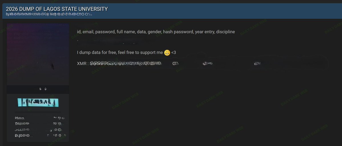 Dark Web Intelligence tweet media