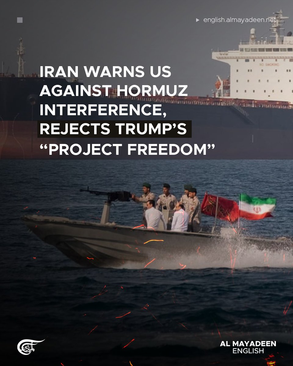 <a href="/SoftWarNews/">SW News - SOFT WAR NEWS</a> IRGC tolak proyek freedom trump yg trump klaim adlh usaha kemanusiaan dngn cara menjaga kapal2 asing di teluk Persia. IRGC ktakan ini usaha trump utk mendikte otoritas Iran trhdp Hormuz, ini jiga usaha trump utk menggiring narasi bhwa kemacetan di selat trsbt adlh kesalahan Iran