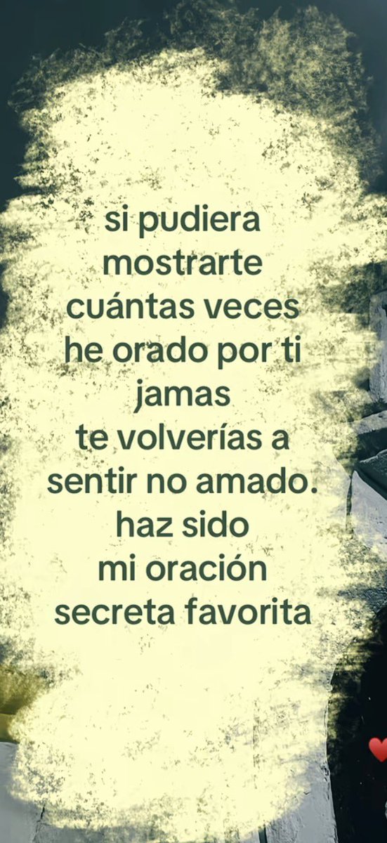 mi oración secreta favorita