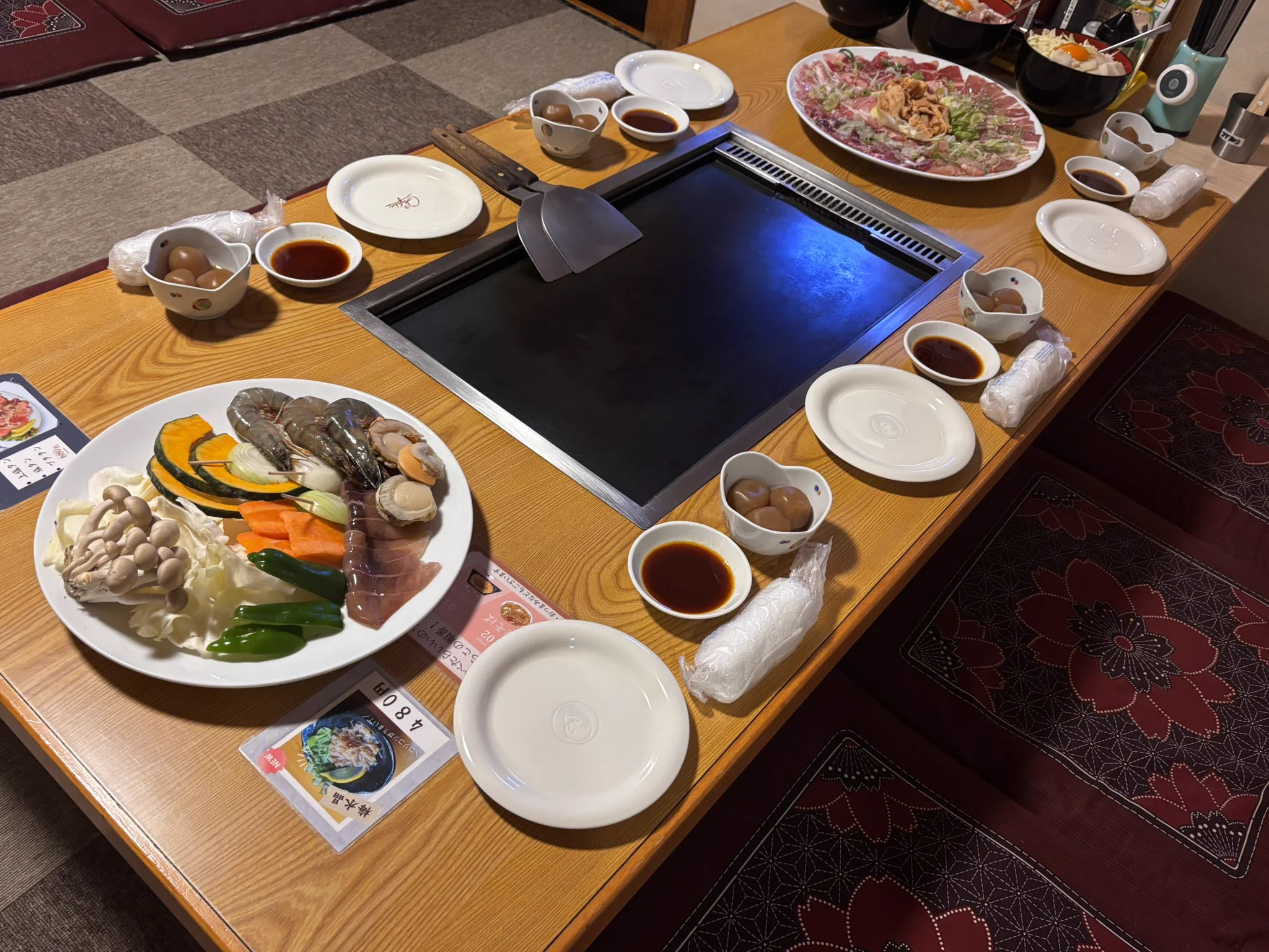 お好み焼き　焼肉　テーブル 会津坂下お好み焼家 ぐるめ on X: 