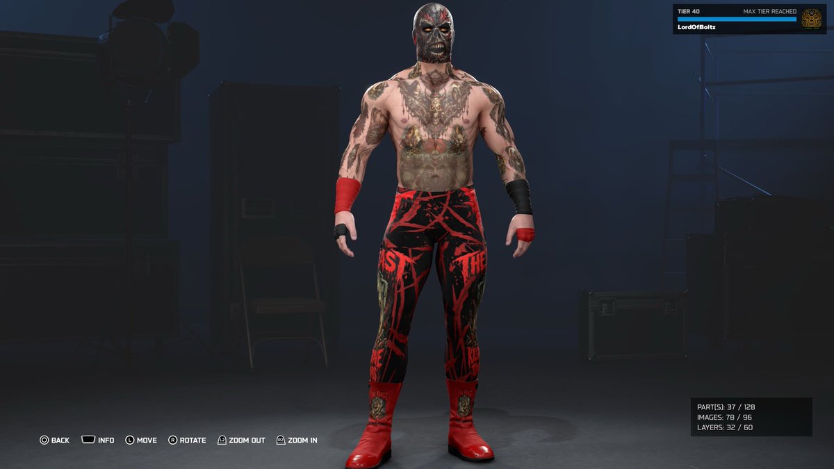 TRVWrestling's tweet photo. My hardcore luchador “Kilgrave “The Feast” Tombs. WELCOME TO HARDCORE HELL!!!
#WWE2K26
#WWE2K
#WWE2KCommunity
#WWE2KUniverse
#UniverseMode
#CAW
#CAWS
#WWECAW
#WWECAWS
#CreateAWrestler
#CommunityCreations
#CustomWrestler https://t.co/nLfHaLbJel