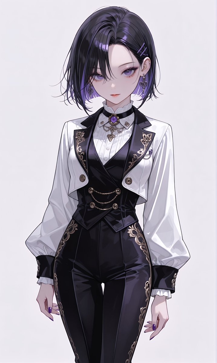 licorice0929's tweet photo. はしぶとさんのフォーマルウェアプロンプトまたお借りして、今度は女性で作ってみました( 'ω' و(و "♪ ୧(୧ˊ͈ ³ ˋ͈)⋆ೄ
使用モデLoRaの違いも会って装飾のランダム性が強く出た感じがする🥹✨
作るの楽しかった☺️✨
#AIイラスト #りこりすAIart️️️️️ https://t.co/YJNSLYCIvu