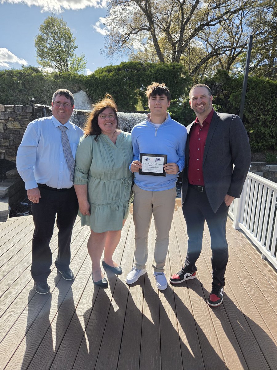 WRHShawks's tweet photo. Congratulations to Emma Bunk &amp; Erik Pulkkinen; Woodland's CAS-CIAC Scholar-Athlete Award recipients!  

A well-earned honor for two phenomenal student-leaders! #HawkPRIDE https://t.co/puIfKQ6fFo