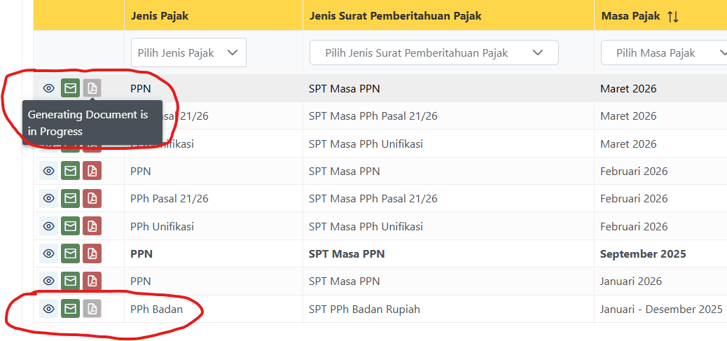 Detective_hasbi's tweet photo. @kring_pajak mohon solusi min, kok lama sekali ya generating document, semenjak saya lapor tgl 30 April 2026 kemarin s/d sekarang tgl 04 Mei 2026 masih in progress generating document SPT PPN dan Badan https://t.co/jb0KzJ22OV