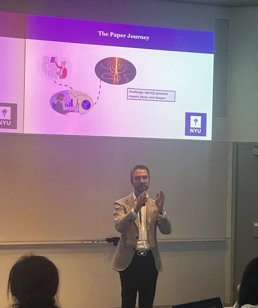 afoley89's tweet photo. Fantastic Friday at the @EastCoastDocCon (ECDC) @Columbia_Biz  

Great to return as a faculty discussant after years as a doctoral participant, esp to engage with cutting-edge OT/Strategy work.   

Thanks so much to the organizers &amp; authors!

@Columbia @NYUStern @Nikhil_Dilip https://t.co/Jf3Dp6bTTz