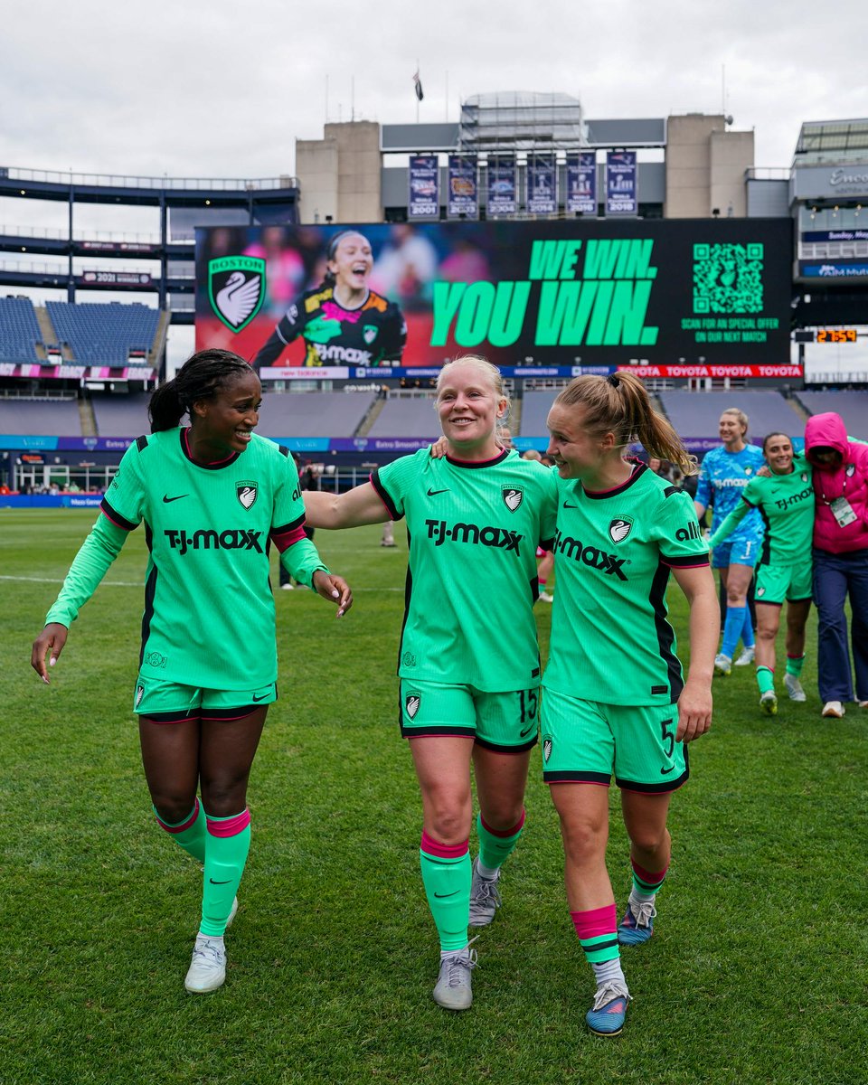 NWSLBoston's tweet photo. Pure joy personified.

Have a good rest of your night, Legacy fans 🫶 https://t.co/HwUnV3CcZX