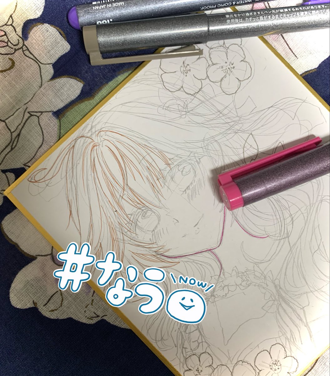 umeboshitter's tweet photo. この子は明日が誕生日設定なので明日中には完成させたいけど、果たして出来るのか不安。(描くのが遅い) https://t.co/sIVL1bCKkp