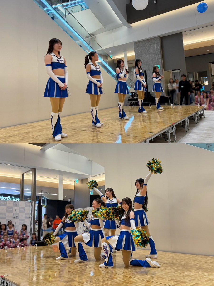 Cheer_Dragons_'s tweet photo. ��なさんこんにちは！

先日中日ビルで開催された、中日ビル2周年記念「2nd ANNIVERSARY」に出演させていただきました✨

チアドラキッズの皆さんと一緒にステージを盛り上げました🩵
ドラゴンズやドアラの装飾が沢山飾られている中でのパフォーマンスはとてもワクワクしました🎵💕

KAEDE https://t.co/wtheRHw2qJ