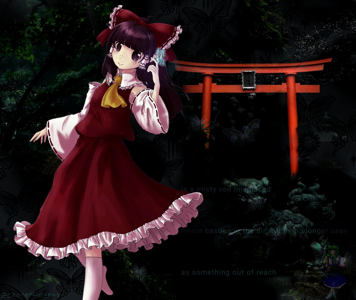 cronenworths's tweet photo. we love reimu #東方Projectㅤㅤㅤㅤ https://t.co/bEfklM73ku