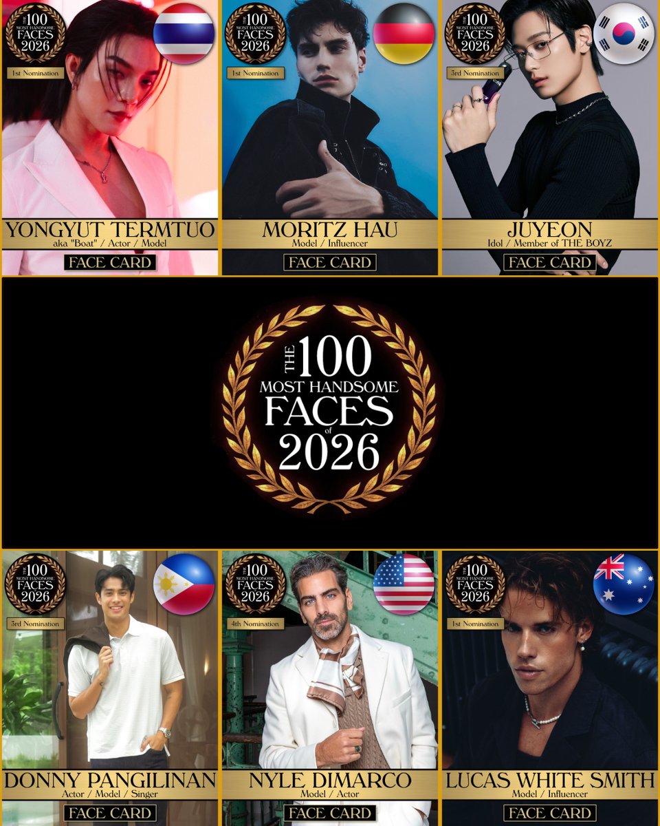 Which face deserves more attention?  To nominate &amp; vote please join 70,000+ on our Patreon! (link in bio). #tccandler #100Faces #100faces2026 <a href="/Yong_yutt/">Yong_yutt</a> #moritzhau #juyeon #theboyz <a href="/THEBOYZ_officl/">더보이즈 (THE BOYZ)</a> <a href="/THEBOYZJAPAN/">THE BOYZ JAPAN OFFICIAL</a> <a href="/WE_THE_BOYZ/">THE BOYZ (더보이즈)</a> <a href="/IST_THEBOYZ/">더보이즈(THE BOYZ)</a> <a href="/donnypangilinan/">Donny</a> <a href="/NyleDiMarco/">Nyle DiMarco</a>