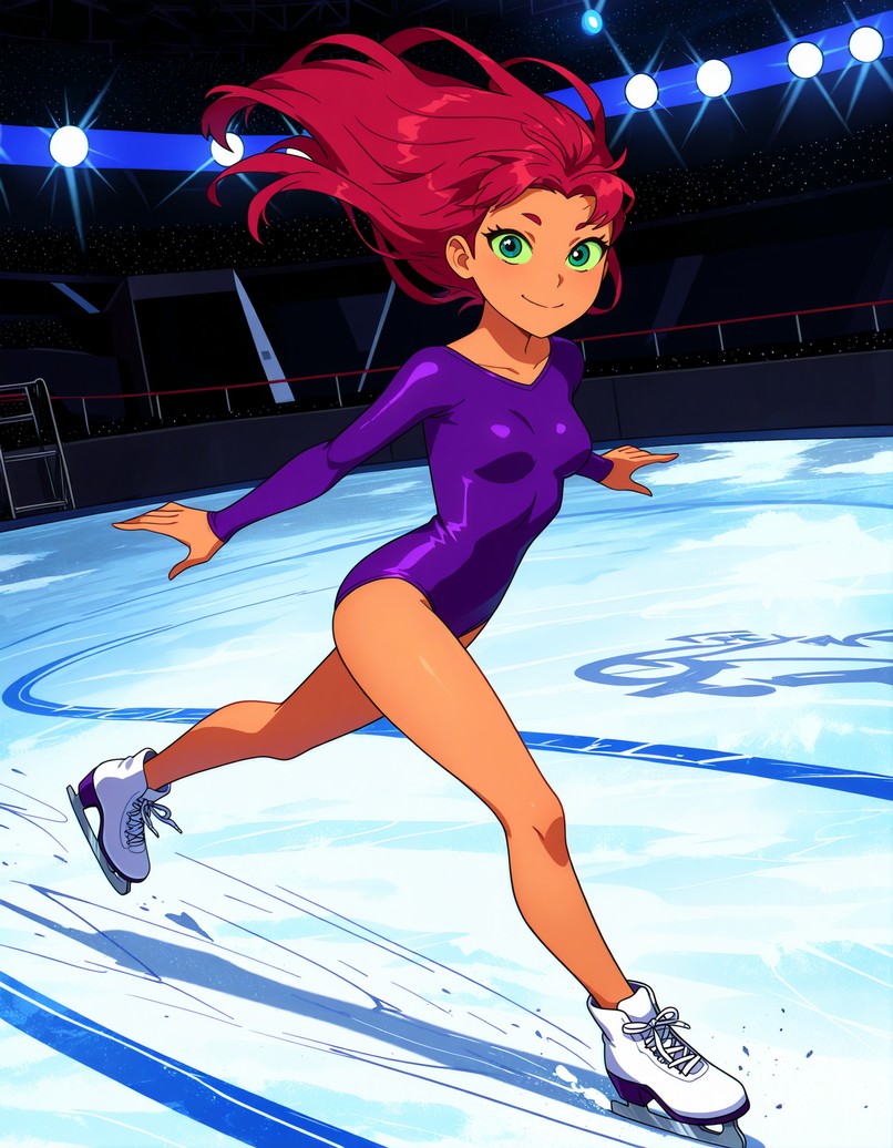 Elryusam's tweet image. #Starfire #IAart #IAgenerated #TeenTitans #DC