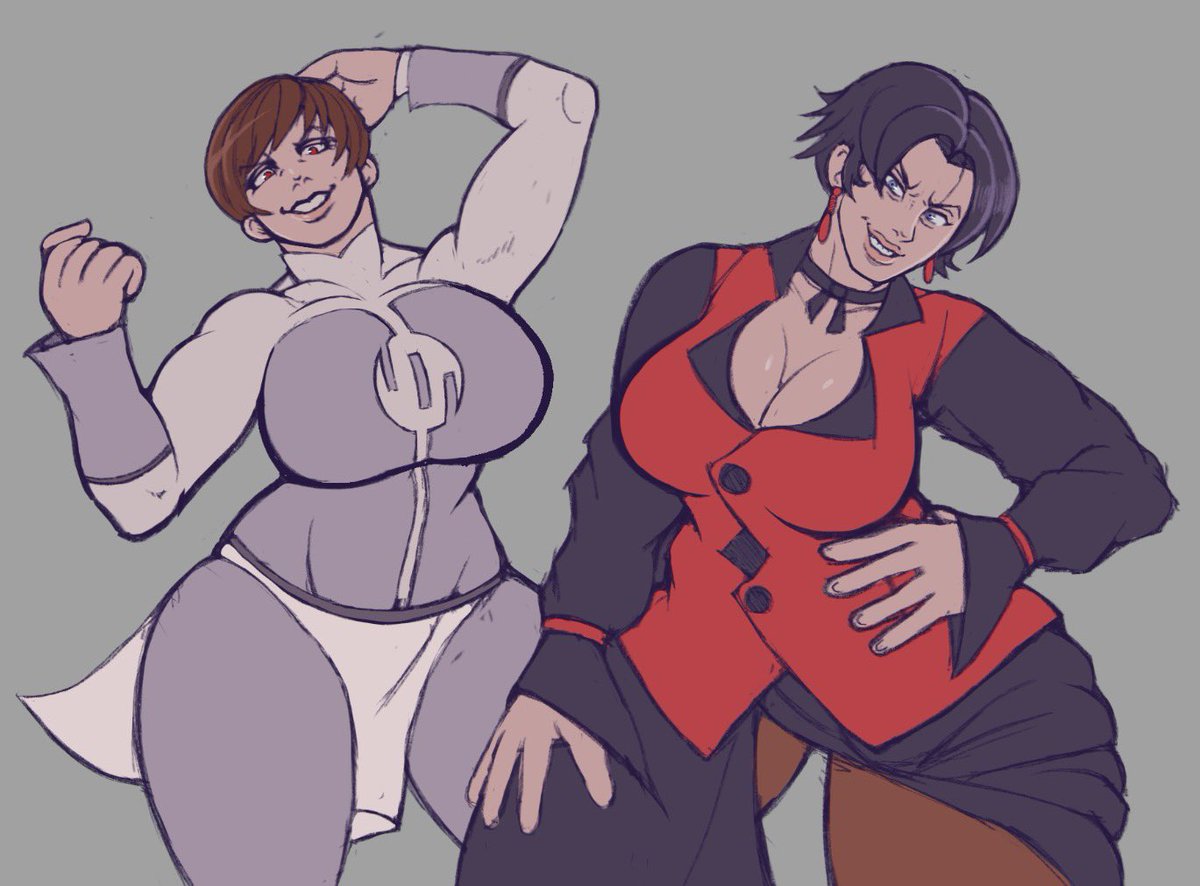 A lil fun piece, Vice (KOF) swapping costumes with Anissa (Invincible)