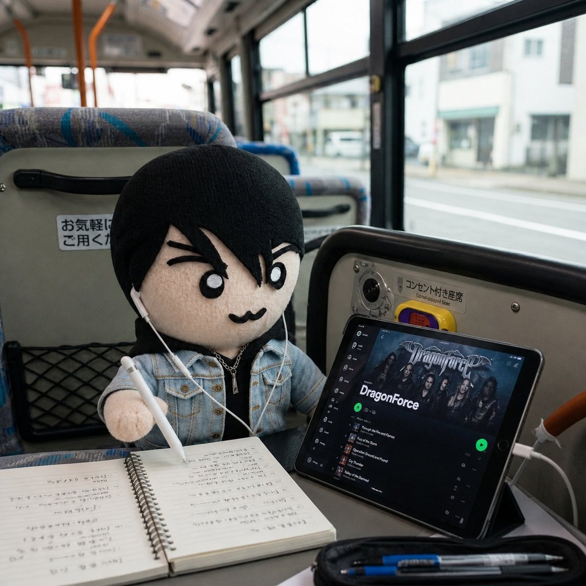 daisuki_anime_4's tweet image. お疲レア
今から100円ショップに行くよー
バスの中がうるさいからSpotifyのドラゴンフォースさんをお勉強！
 ドラムドコドコすごいなぁ！
テンポいくつなんだろ
🥁🙌✨🥁🙌✨🥁🙌✨🥁🙌
 #Spotify
 #ドラゴンフォース
 #ドラフォ