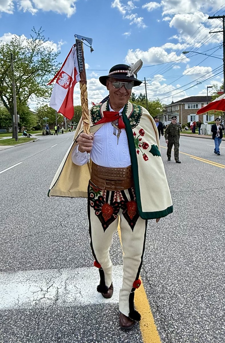ParmaMayor's tweet image. Colorful traditional Polish costumes were visible today at the Constitution Day Parade and Festival in Parma’s Polish Village. #polishpride #parmapride #parade