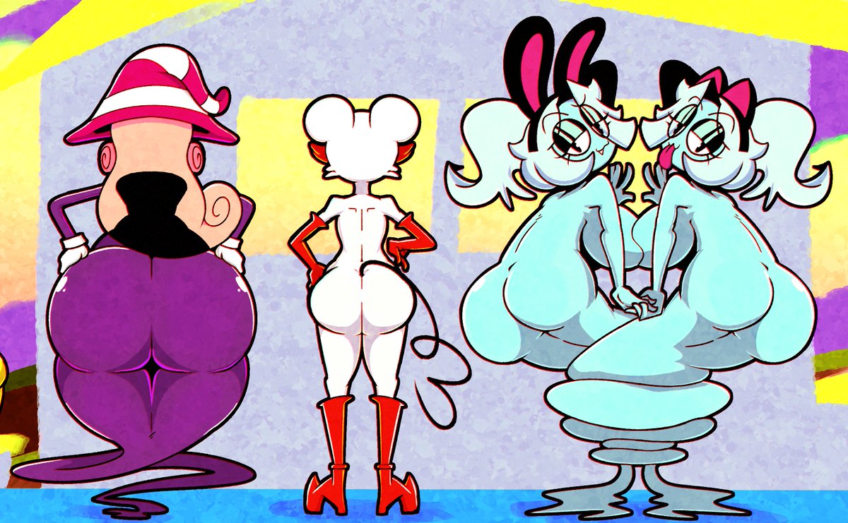 Paper Mario butt chart thing, I'm not really sure what you call these when I think about it