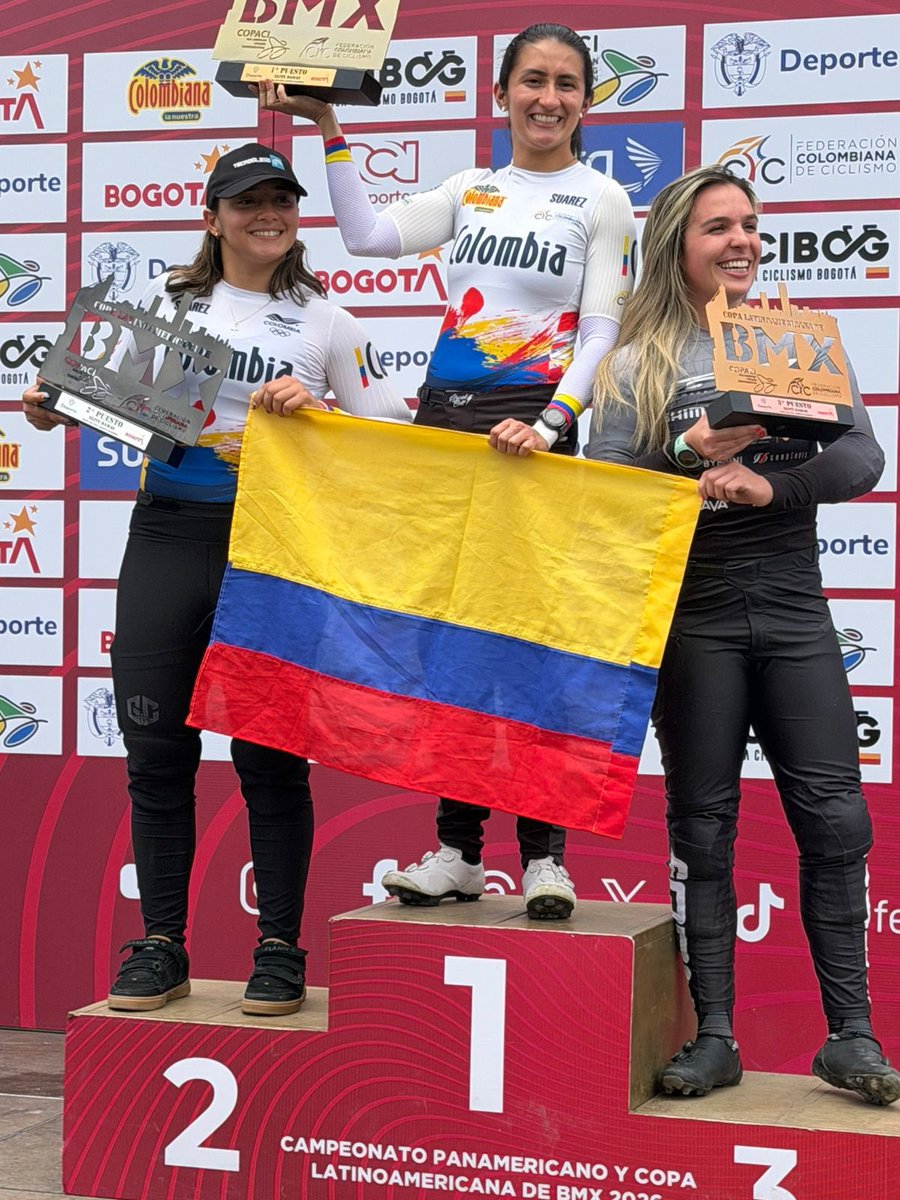 SharidFayad's tweet photo. Finaliza Panamericano y copa latina en Bogotá! Logramos dos medallas 🥉y 🥈 para mi país y equipo de trabajo,  gracias a Dios por su compañía en cada momento, equipo gracias por creer en mí 🙏
@FunTecnoglass @bqtrans1 
@ChrisDaes @antoniojprada 
@SecdeportesBAQ @inder_atlantico https://t.co/R7OsE7THYY
