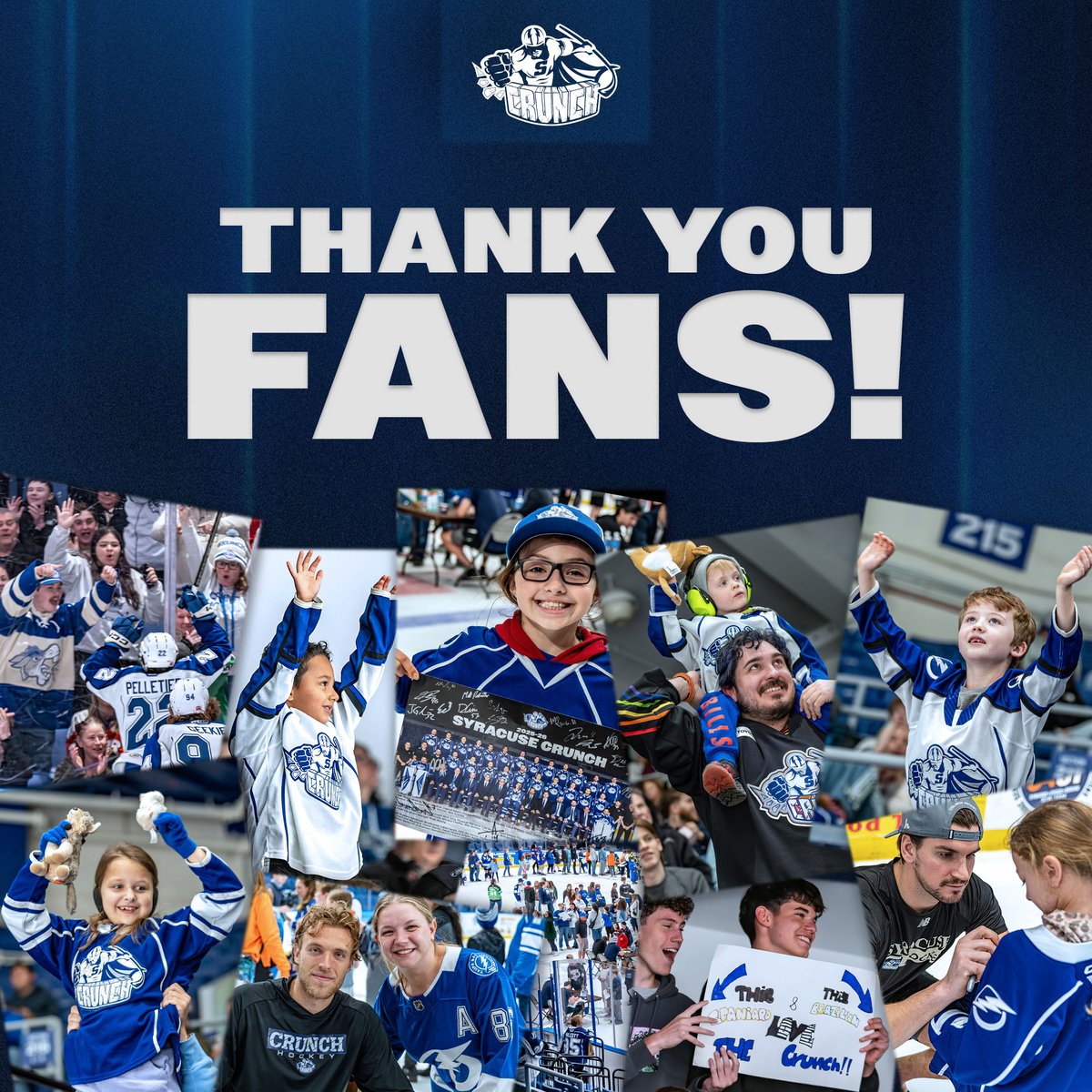 SyracuseCrunch's tweet photo. Thank you for being the best fans 💙 https://t.co/toN9j4pXKF