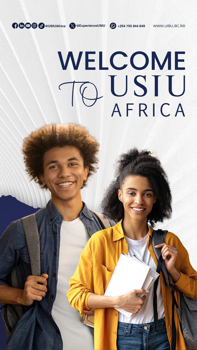 ExperienceUSIU's tweet photo. To all the Summer /May Semester 2026 Freshman,

Congratulations and welcome to USIU-Africa! You’ve officially leveled up - new map: University. Here you’ll find long-term friends, create amazing memories, and experience an #EducationToTakeYouPlaces!

Let's do this! https://t.co/pRdyLO9TS0