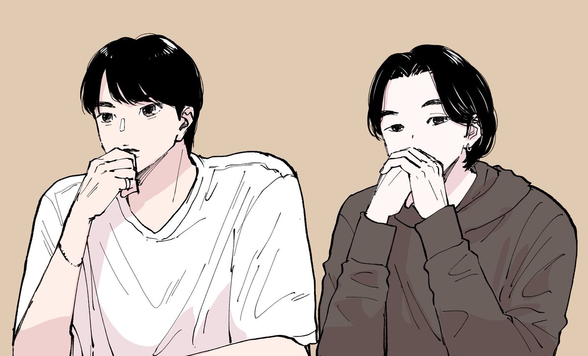 _mashkiri's tweet photo. 年長者SIN
#btsfanart #SUGA #JIN https://t.co/0TtrepHMgz