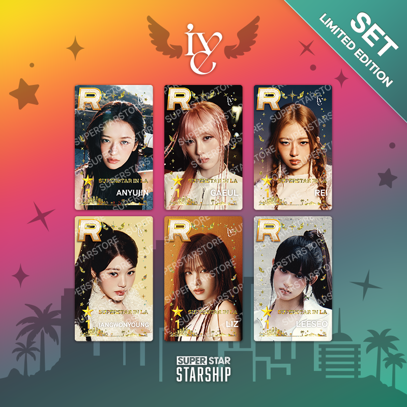 IVE SUPERSTAR STARSHIP 首尔fm トレカ 6枚セツト 🎪] 🇺🇸 𝗦𝗨𝗣𝗘𝗥𝗦𝗧𝗔𝗥 𝗜𝗡 𝗟𝗔 📍L.A. Live Event Deck, LA