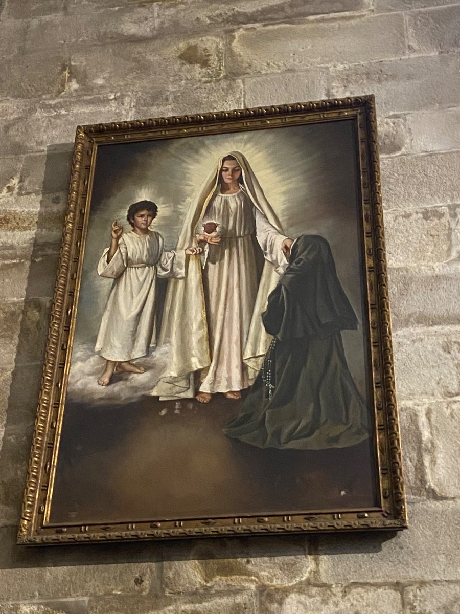 CMakeron's tweet photo. May: The Month of Mary 
Sorrowful &amp; Immaculate Heart of Mary: thank you! 

Blessed be the Great Mother of God, Mary Most Holy, Mediatrix of All Graces &amp; Co-Redemptrix 

📍Pontevedra,Spain, Sr. Lucia’s former cell, now Chapel of the Apparitions of Our Lady of Fatima (12/10/1925) https://t.co/giLUnys4c0