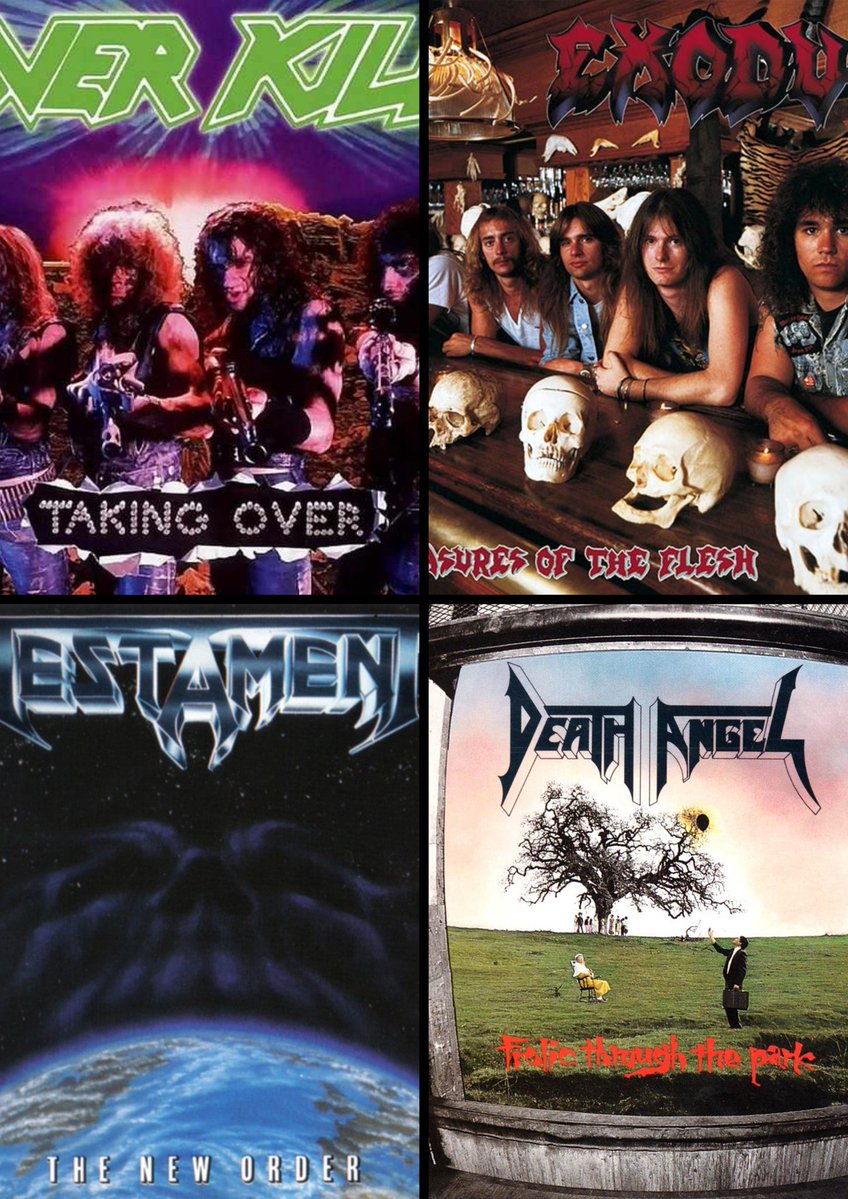 NWOBHM_EDDIE's tweet image. The "Big 4" of the second wave: The Sophomore Albums. 🤘🇺🇸🔥

​Which one are you ready to drop the needle on right now? 💿️🔊🔥

​#ThrashMetal #Overkill #Exodus #Testament #DeathAngel