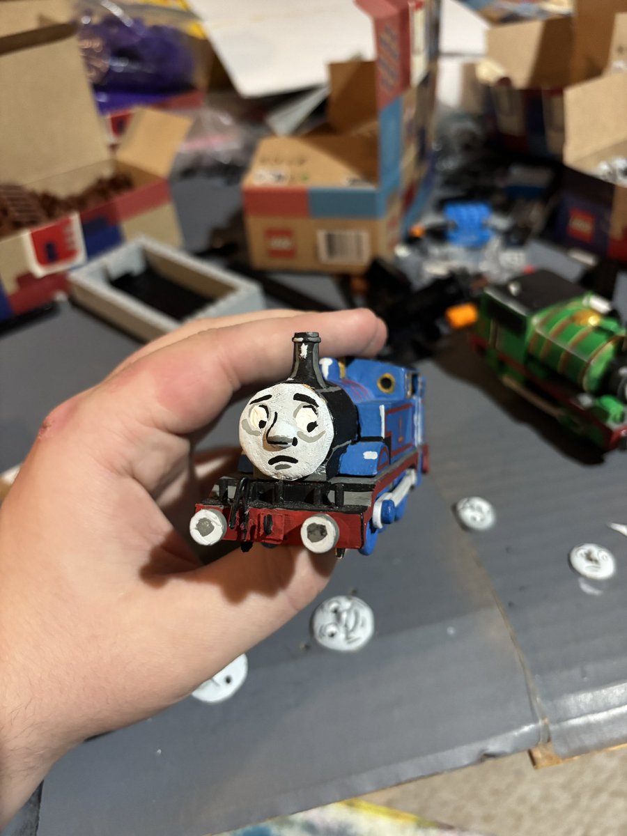 TAS1655's tweet photo. New Custom faces thread 

First is Thomas 1/3 https://t.co/V1fmPxBWkY