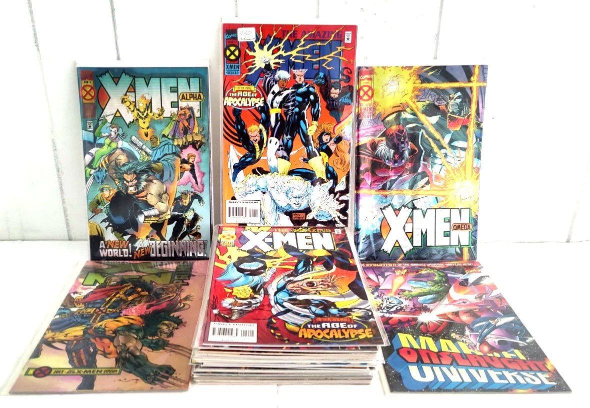 Maxthegood39745's tweet image. 🔥X-Men Age of Apocalypse Set of 24 Marvel Comics Just Dropped! #comicbooks #eBaySeller #fyp #maxthegoodguy #comics4cheap #mcu #comicsforsale #xmen #eBay #comiccollector Maxthegoodguy | eBay Stores #1 Comic Book Store👍