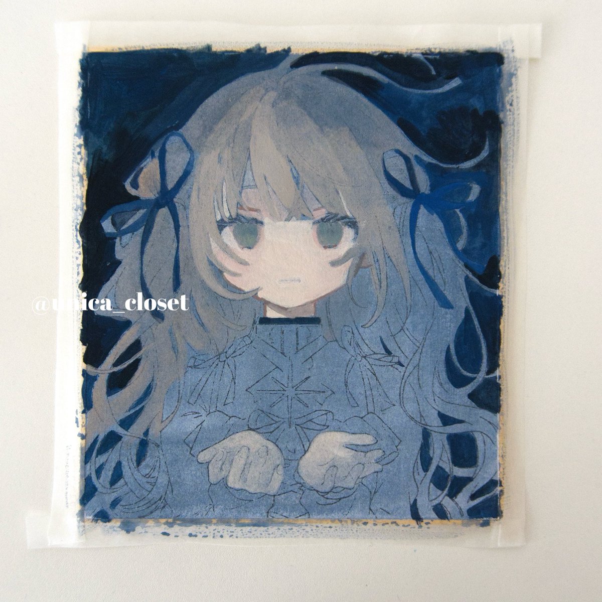 アクリルガッシュ楽しいよ」|雲丹。(うに)┊通販中のイラスト