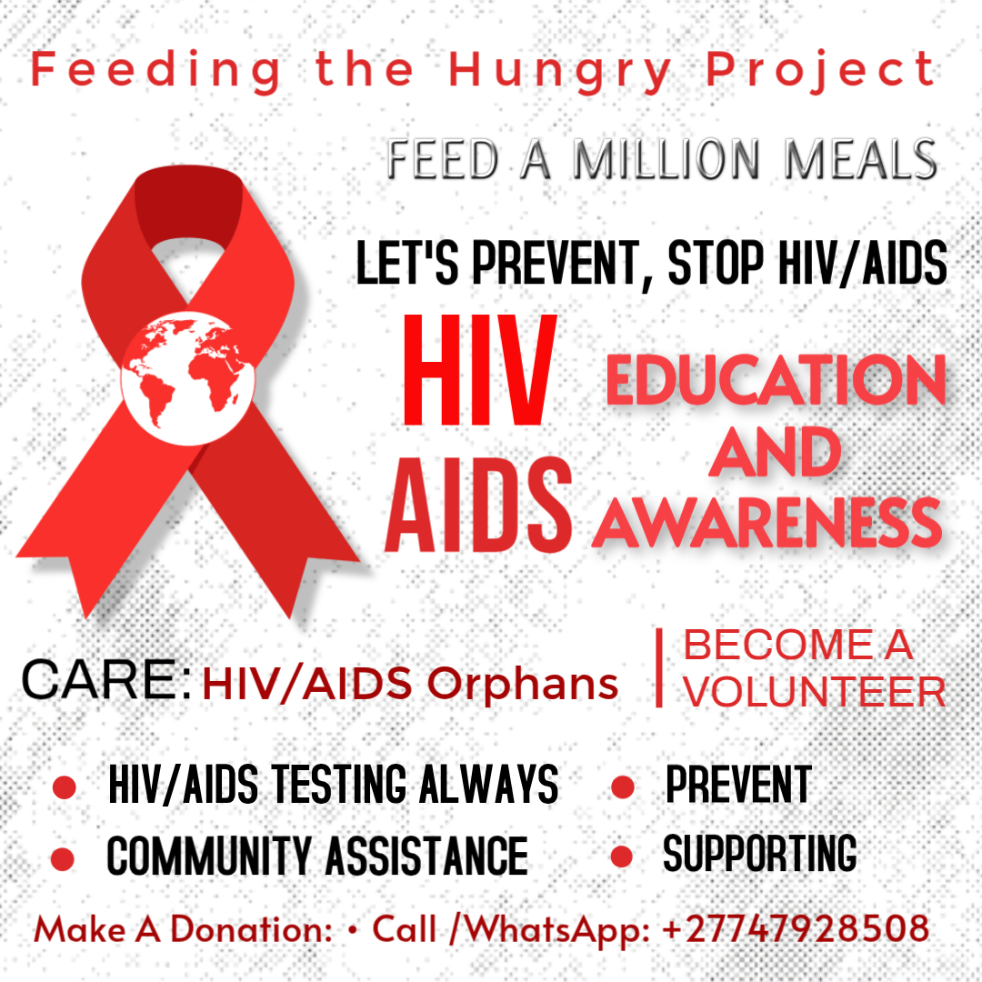FeedingHungryc's tweet image. Humanity: Our Greatest Strength

HIV and AIDS Awareness and Education Campaign

 Caring and Supporting initiative for Township HIV/AIDS Orphaned Children - Feed A Million Meals 

#Awareness #Care #Support