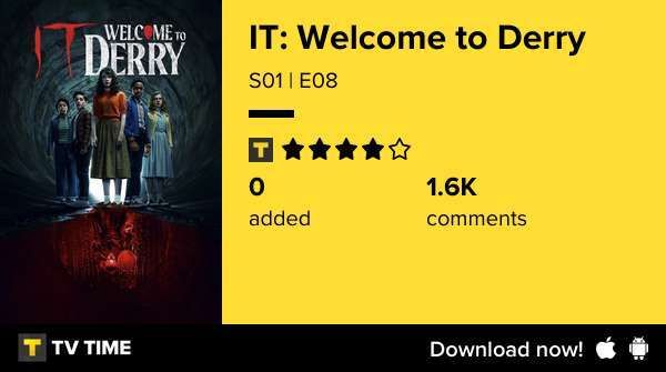 hershey_bar22's tweet image. Just watched #ItWelcomeToDerry s1e8 Winter Fire. #tvtime