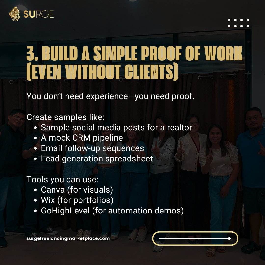 surgemktplace's tweet image. NEED TO LAND A FREELANCING CLIENT THIS 2026? 

Starting freelancing in 2026 isn’t about “trying everything”—that’s the fastest way to burn time. The real advantage now is focus + positioning. 

&amp;lt;3

#surgemarketplace
#freelancing 
#virtualassistant
#onlinejobs 
#workfromhome