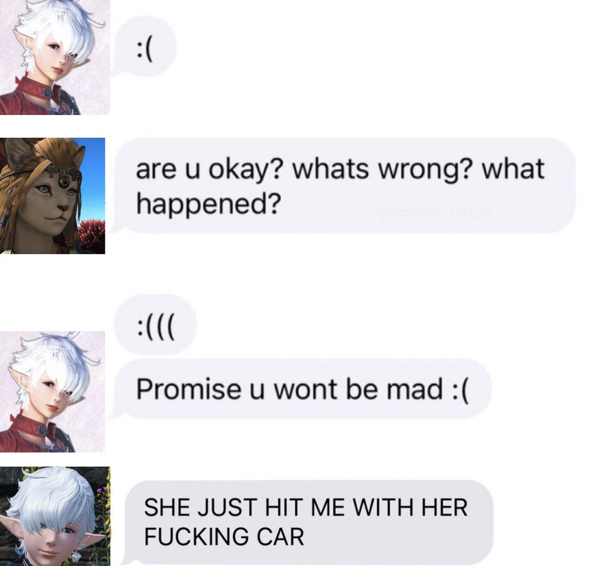 Incorrect Final Fantasy Quotes tweet media
