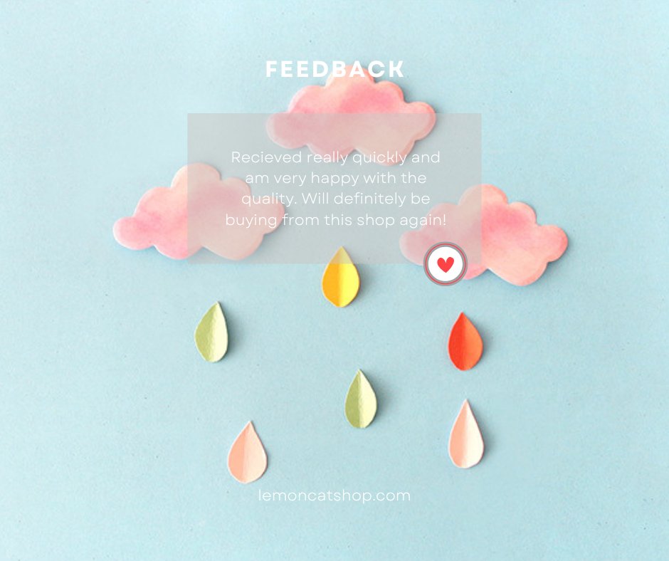 lemoncatshop's tweet image. Customer feedback
#productreview #review #product #products #productphotography #feedback #reviews #diy #crafts #packaging #wedding #favours #giftwrapping #cdcase #recycled #craftproject #diy