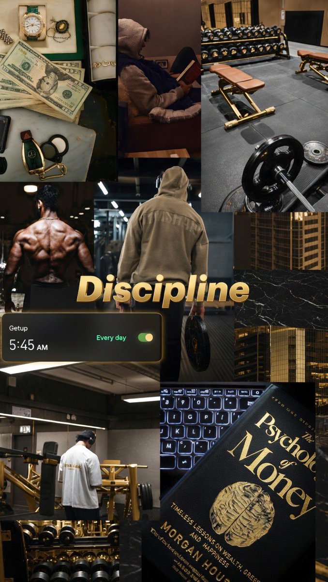 Mr007TheDon's tweet image. Discipline is choosing what you want most over what you want now.

Discipline is doing it even when your feelings clock out.

Discipline is showing up on the days motivation ghosts you.

The mission starts in the mirror.

#MensSelfImprovement #MensStyle #Discipline